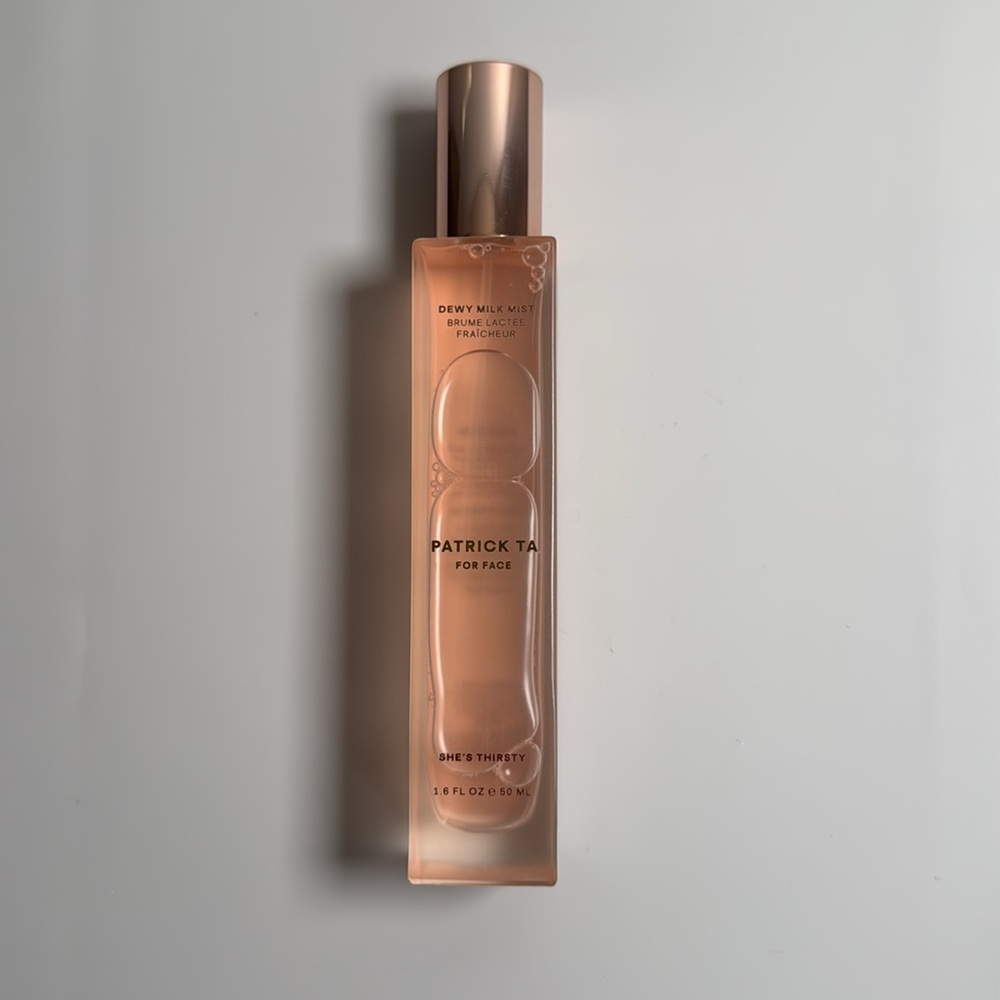 PATRICK TA Major Glow Dewy Milk Mist in “She’s Thirsty”